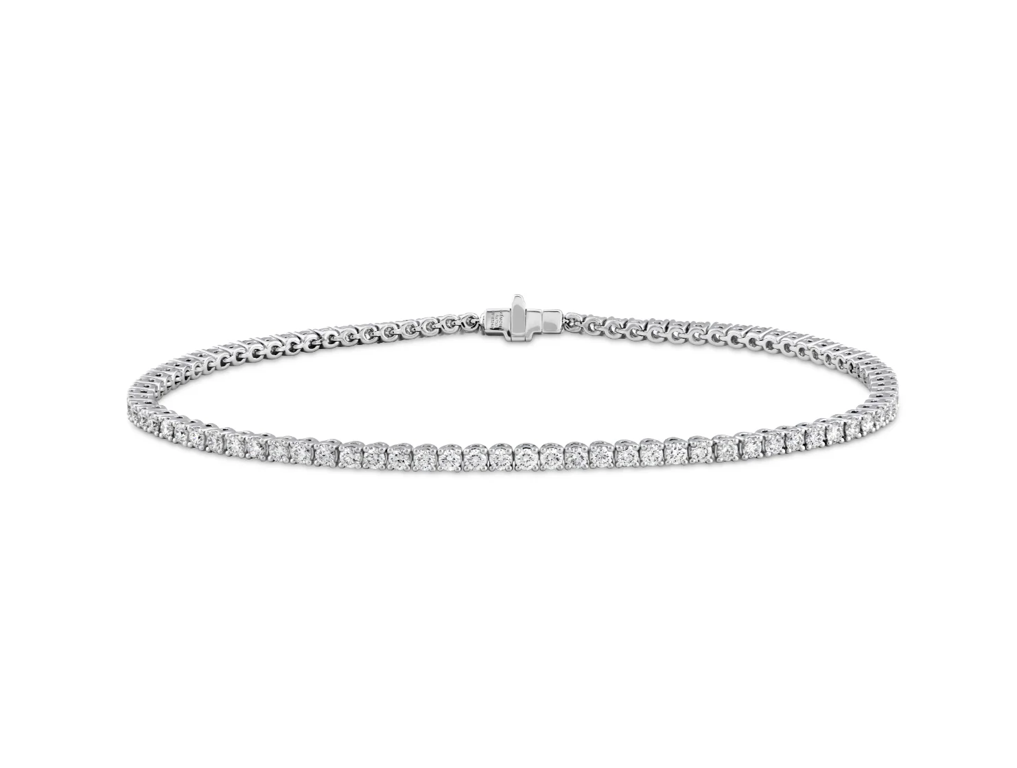 18k White Gold 2ctw Diamond Tennis Bracelet