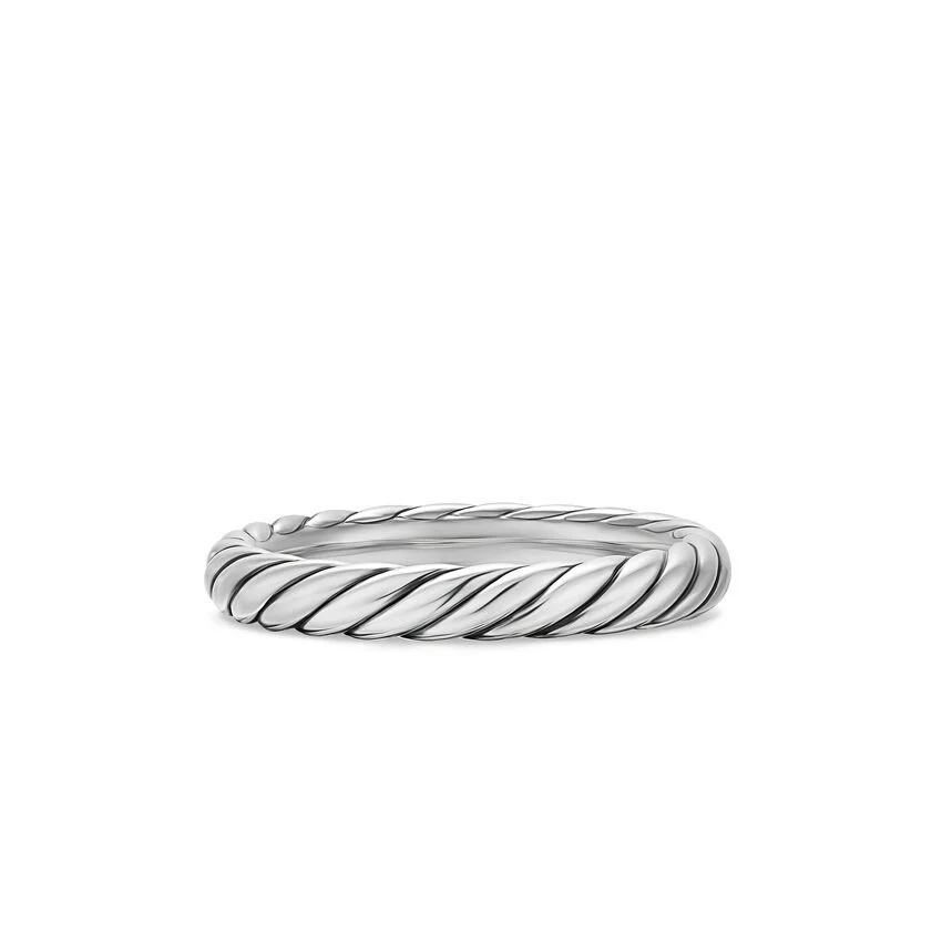 David Yurman Cable Band Ring In Sterling Silver, 3.4mm