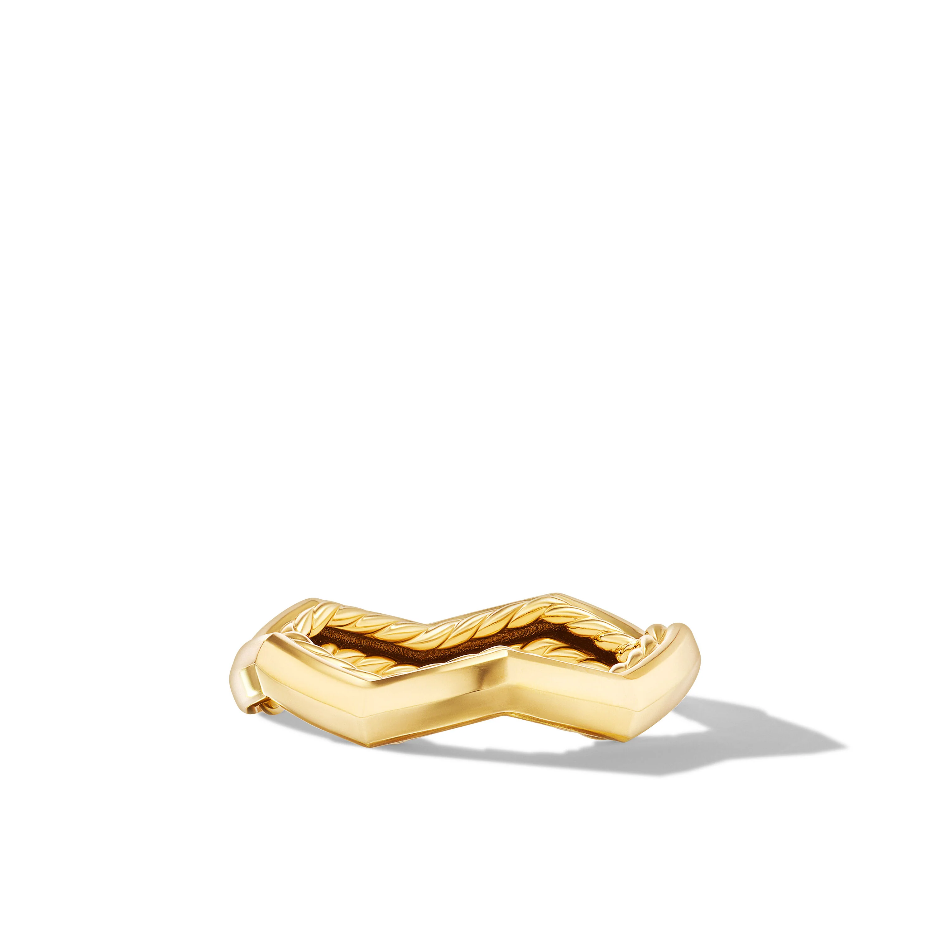 David Yurman Zig Zag Stax™ Ring In 18k Yellow Gold, 3mm