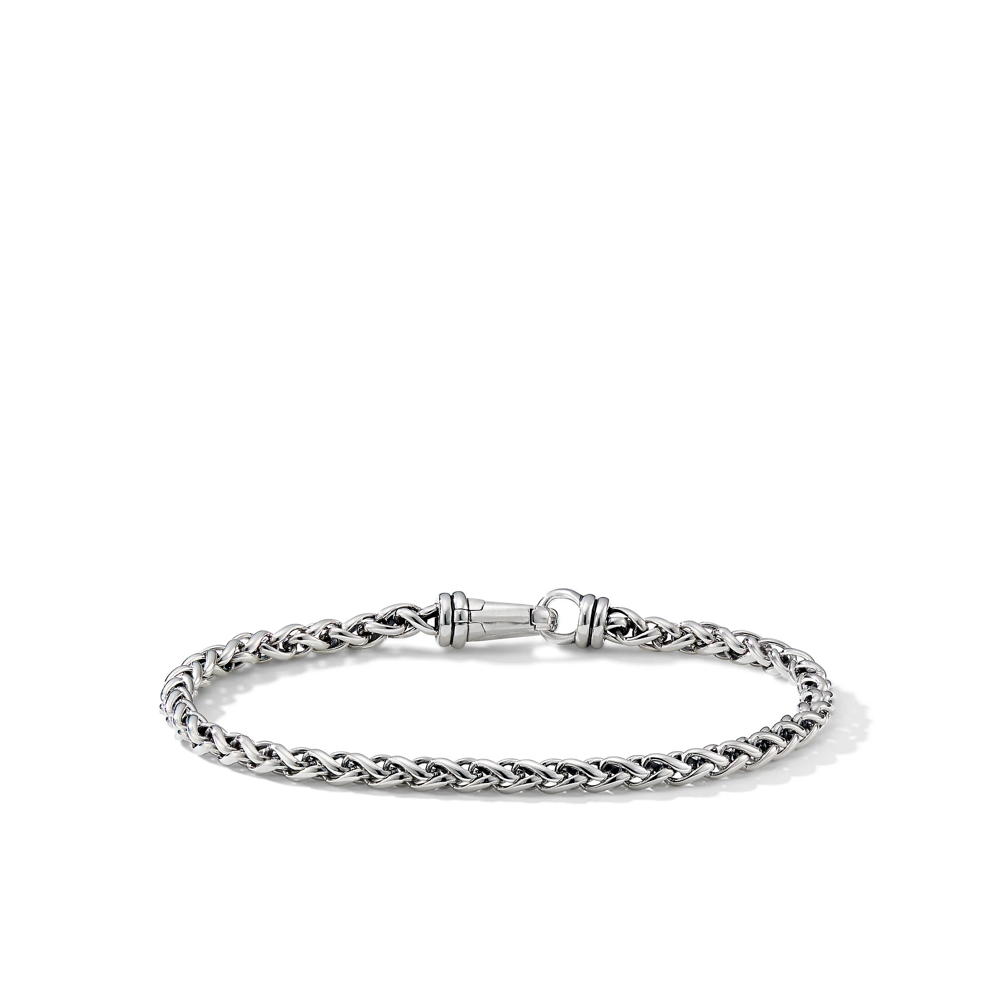 David Yurman 4mm Wheat Chain Brac Sil