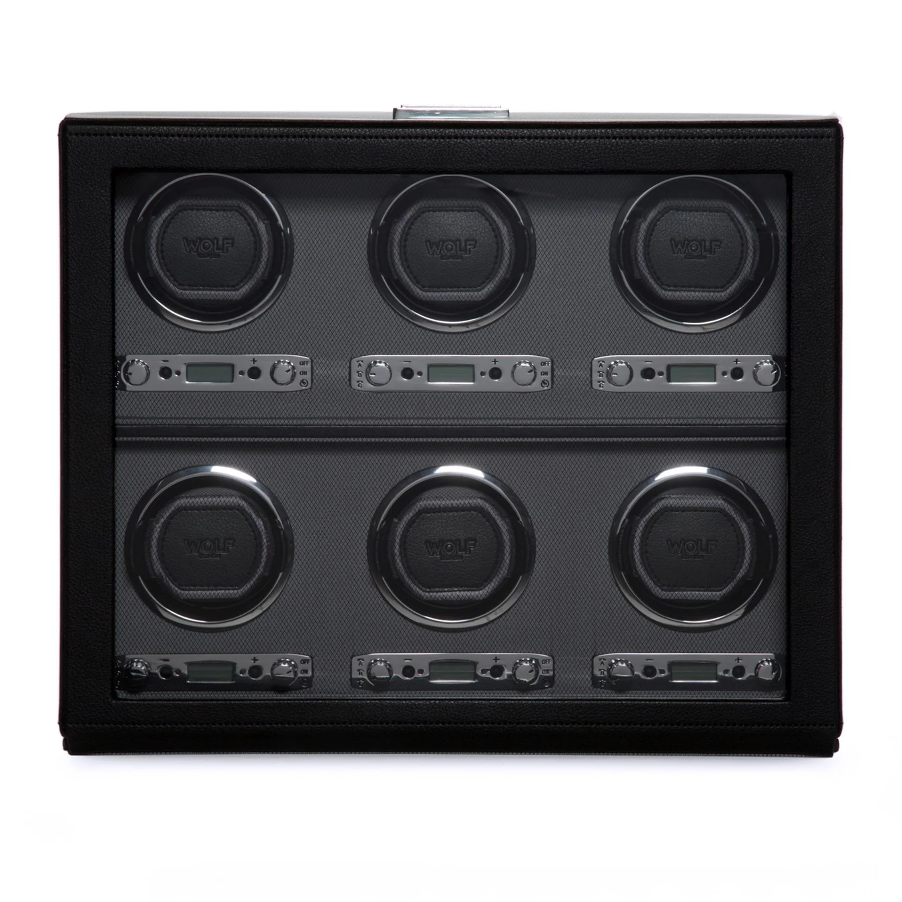 Black 6 Piece Watch Winder