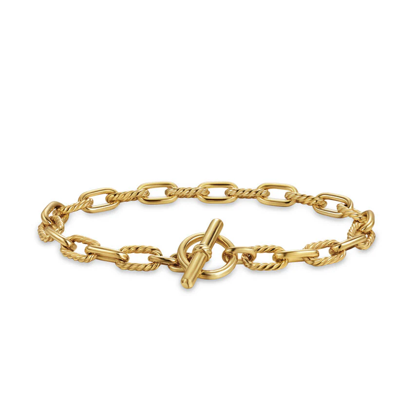 David Yurman Madison® Toggle Chain Bracelet In 18k Yellow Gold