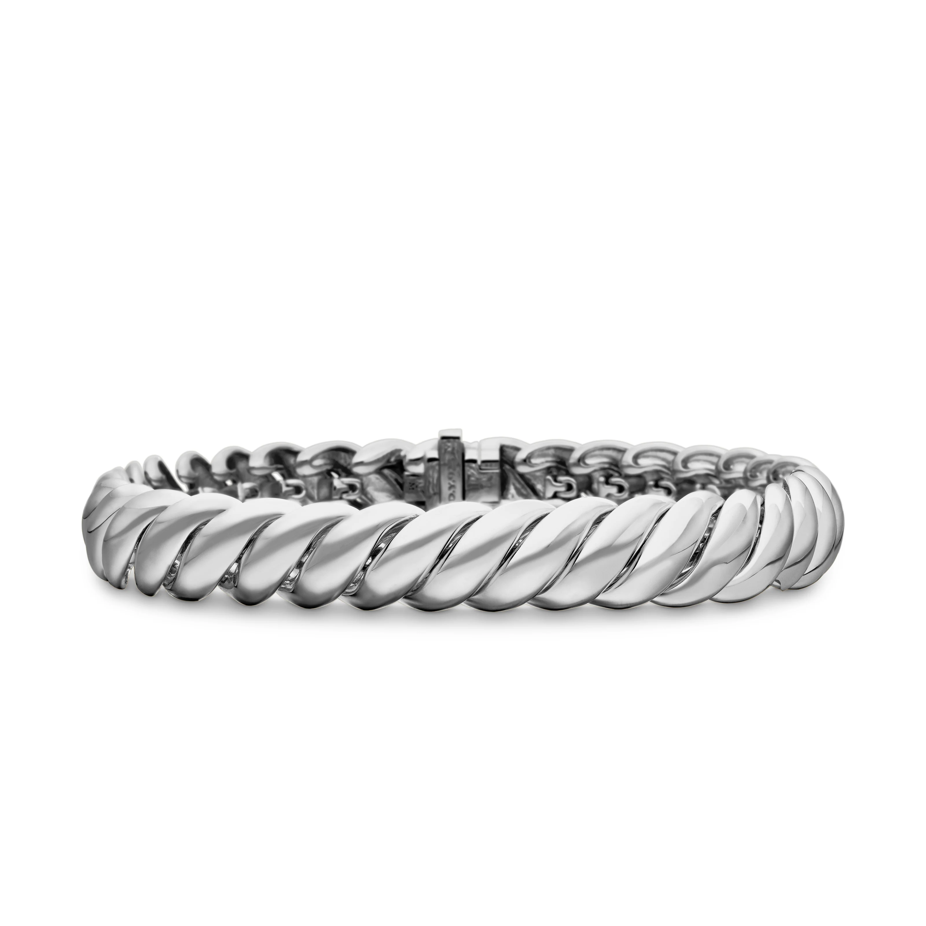 David Yurman Sculpted Cable Bracelet In Sterling Silver, 8.5mm