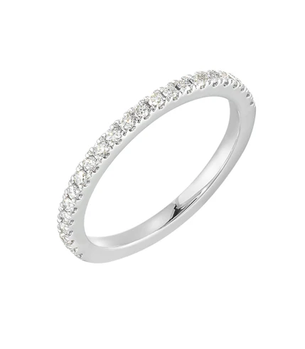 Brown & Co. 18k White Gold Diamond Band
