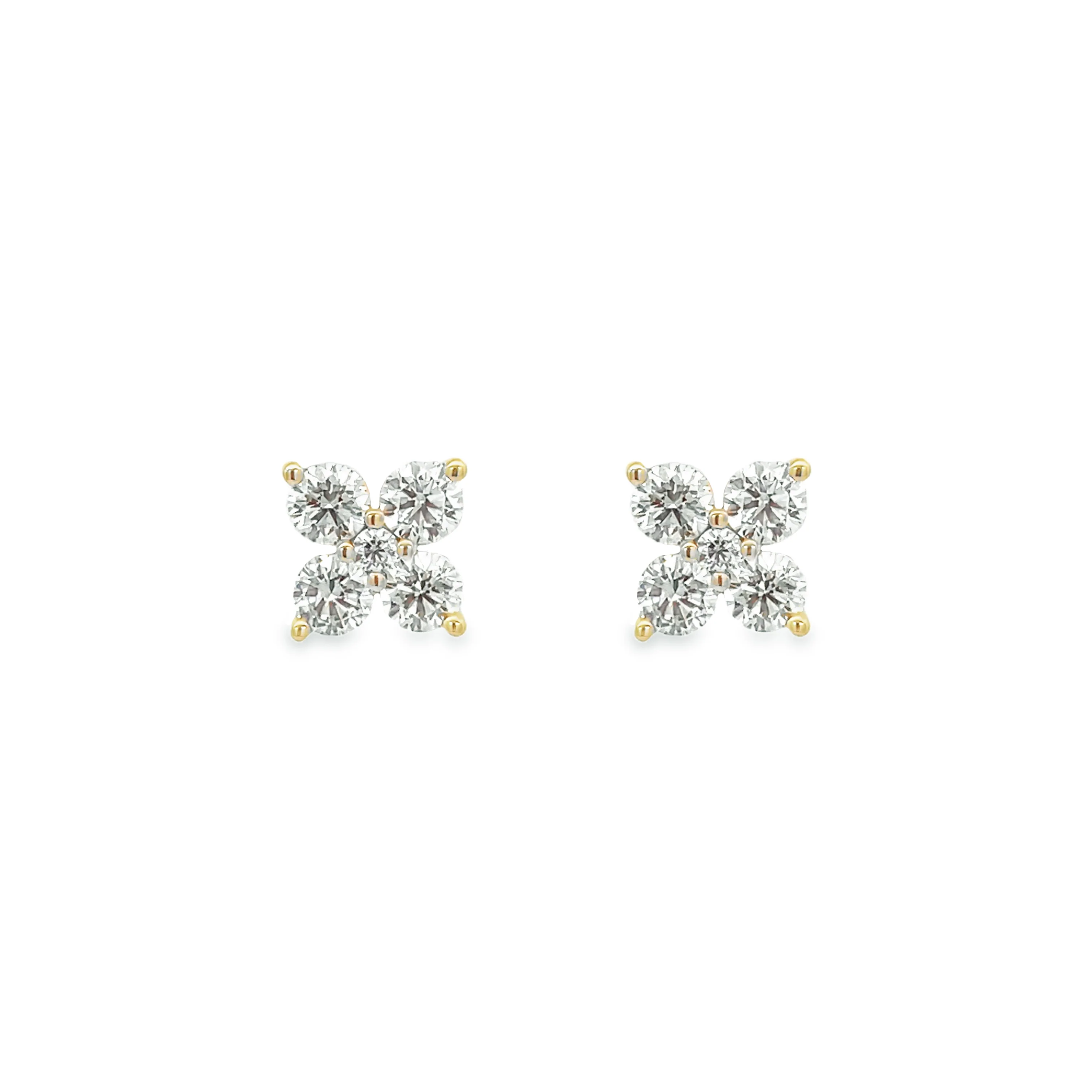 Brown & Co. 18k Yellow Gold Diamond Earrings