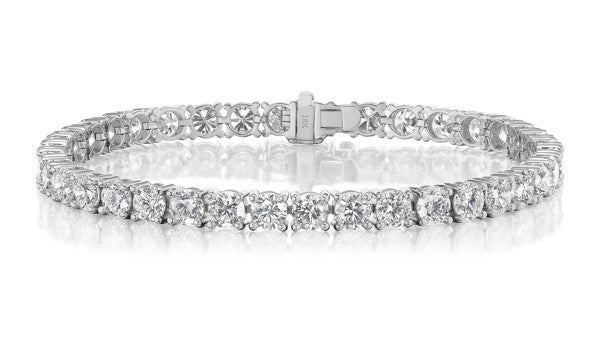 Brown & Co. 18K White Gold Diamond Tennis Bracelet