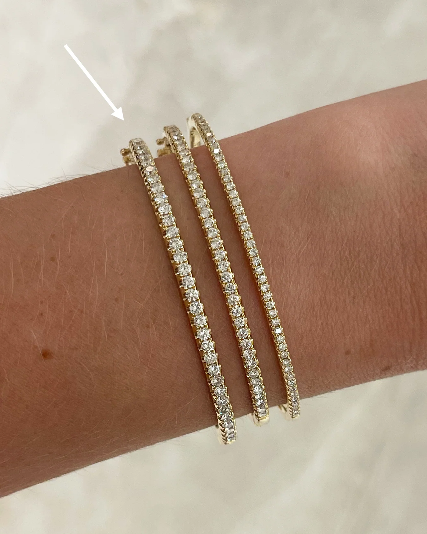 Round Diamond Bangle, 1.45ctw - Image 2