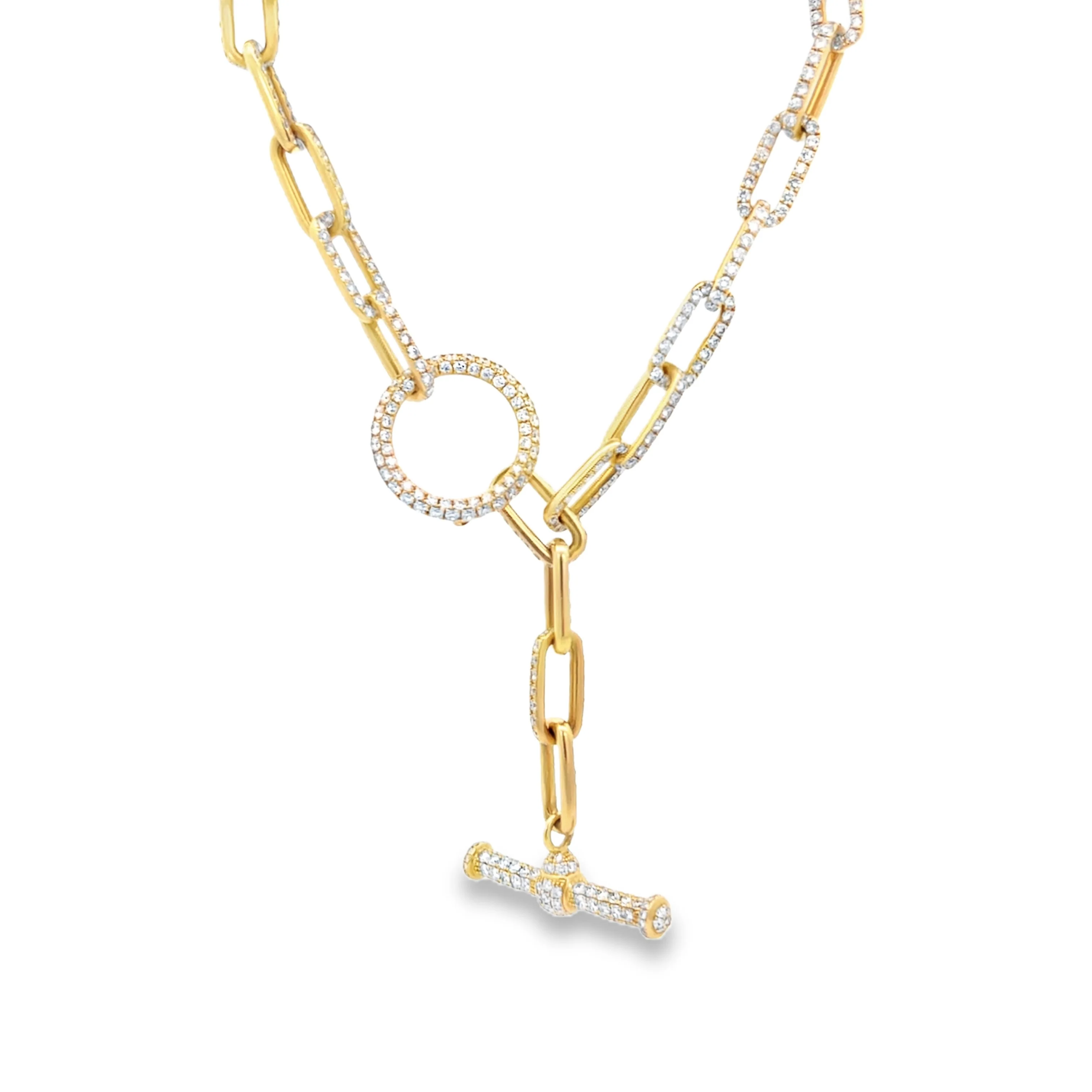 Brown & Co. 18k Yellow Gold 22.00ct Diamond Necklace