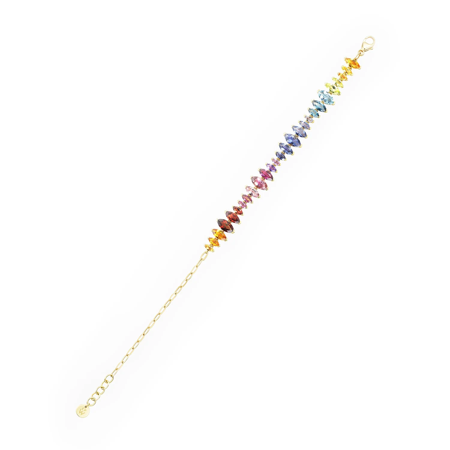 Emily P. Wheeler 18k Yellow Gold Ombre Gemstone Bracelet