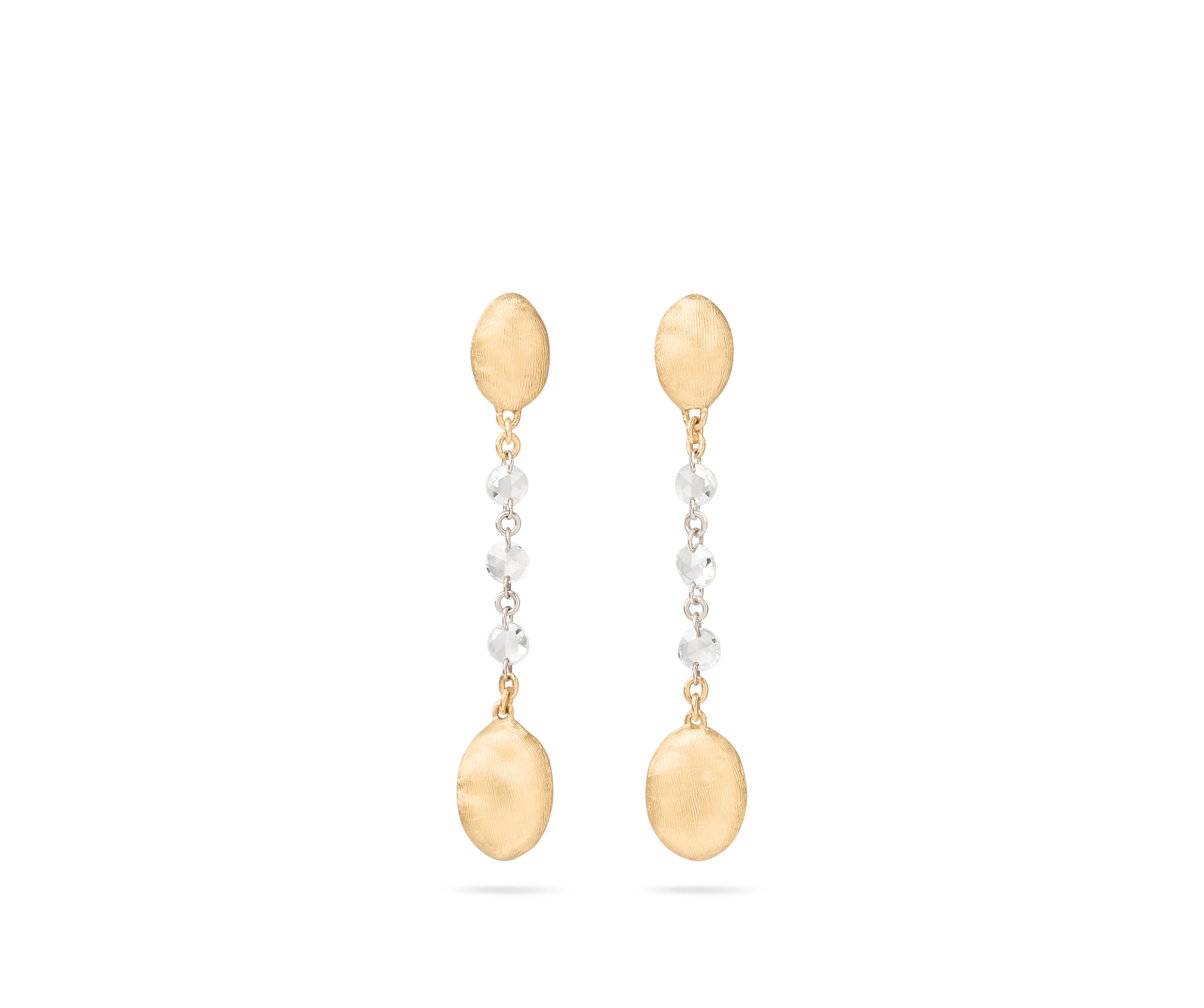 Marco Bicego 18k Yellow Gold Siviglia Diamond Drop Earrings