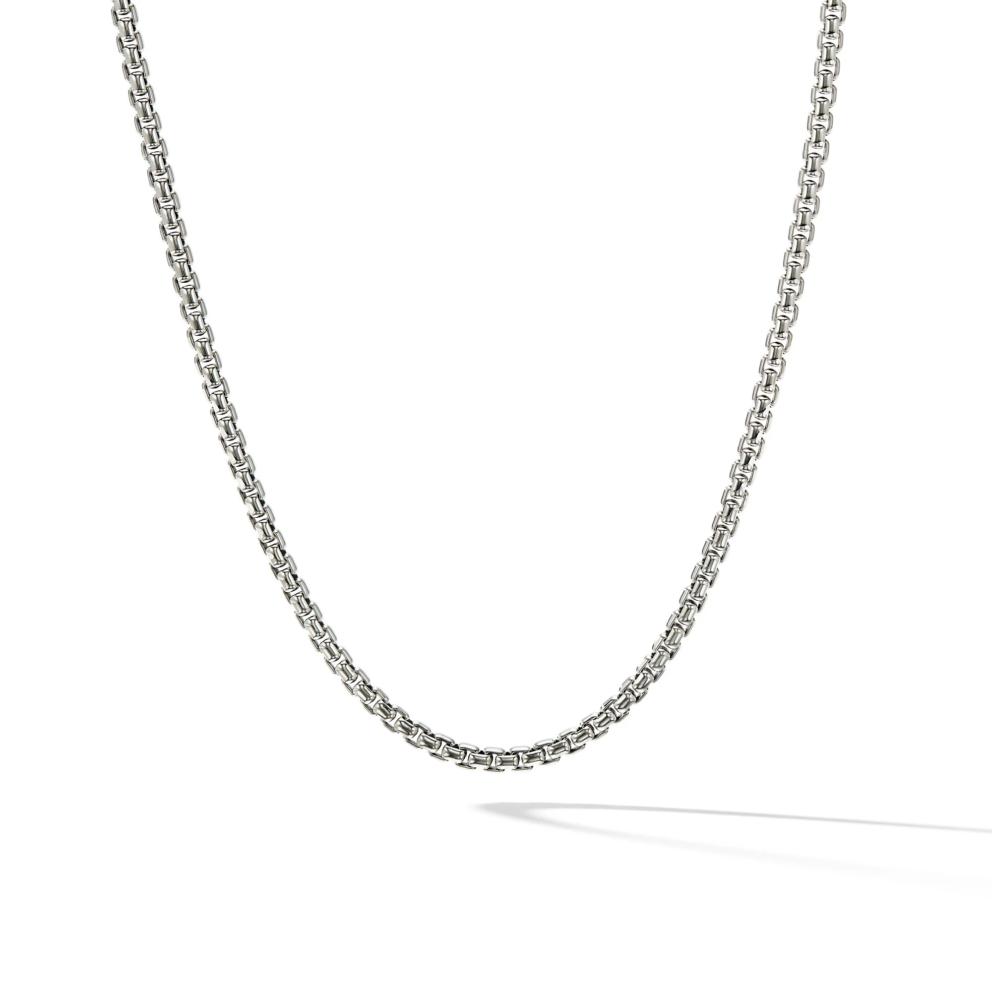David Yurman Medium Box Chain Necklace In Sterling Silver And 14k Yellow Gold
