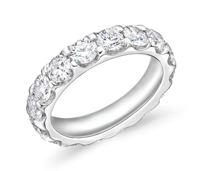 Memoire 18k White Gold Odessa Diamond Band