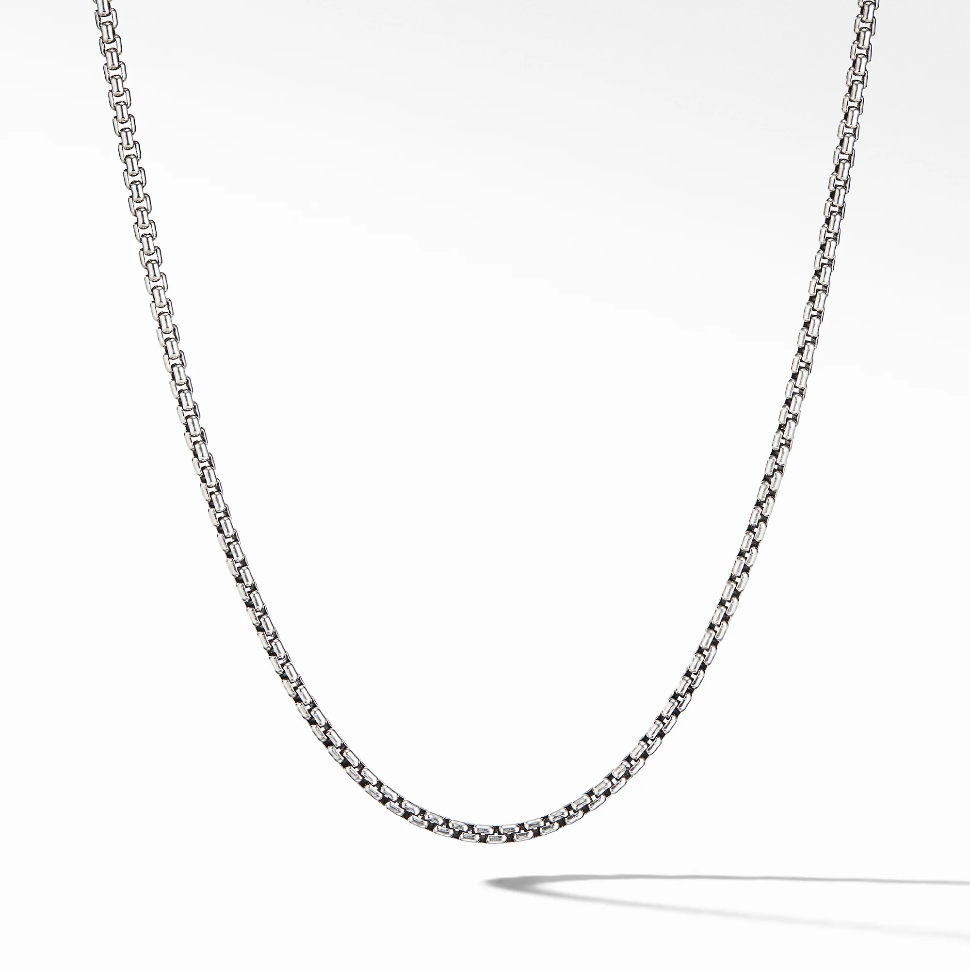 David Yurman Box Chain Necklace In Sterling Silver, 2.7mm