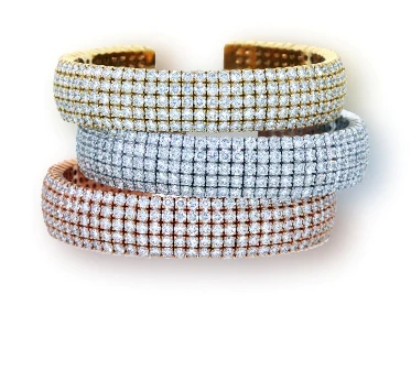 Norman Silverman 18k White Gold Diamond Bracelet