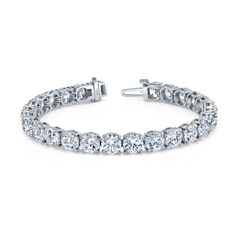 Norman Silverman 18k White Gold Diamond Bracelet