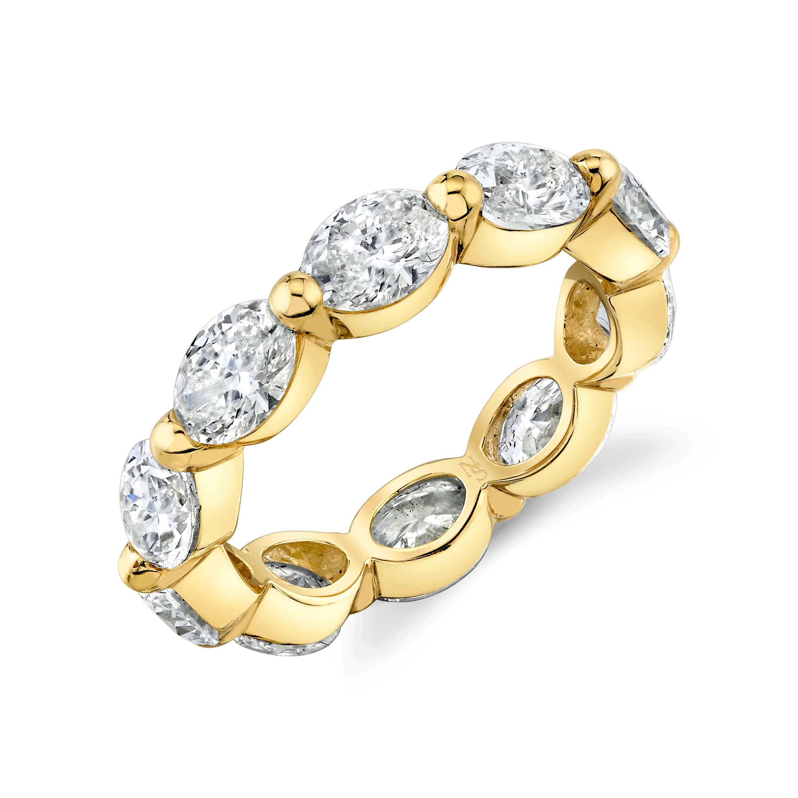 Norman Silverman 18k Yellow Gold Diamond Band