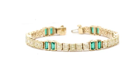 Norman Silverman 18k Yellow Gold Line Bracelet