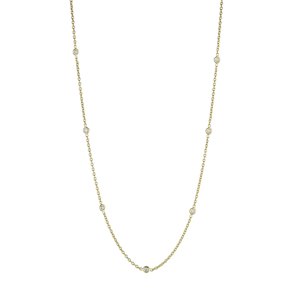18k Yellow Gold Spectacle Set Chain
