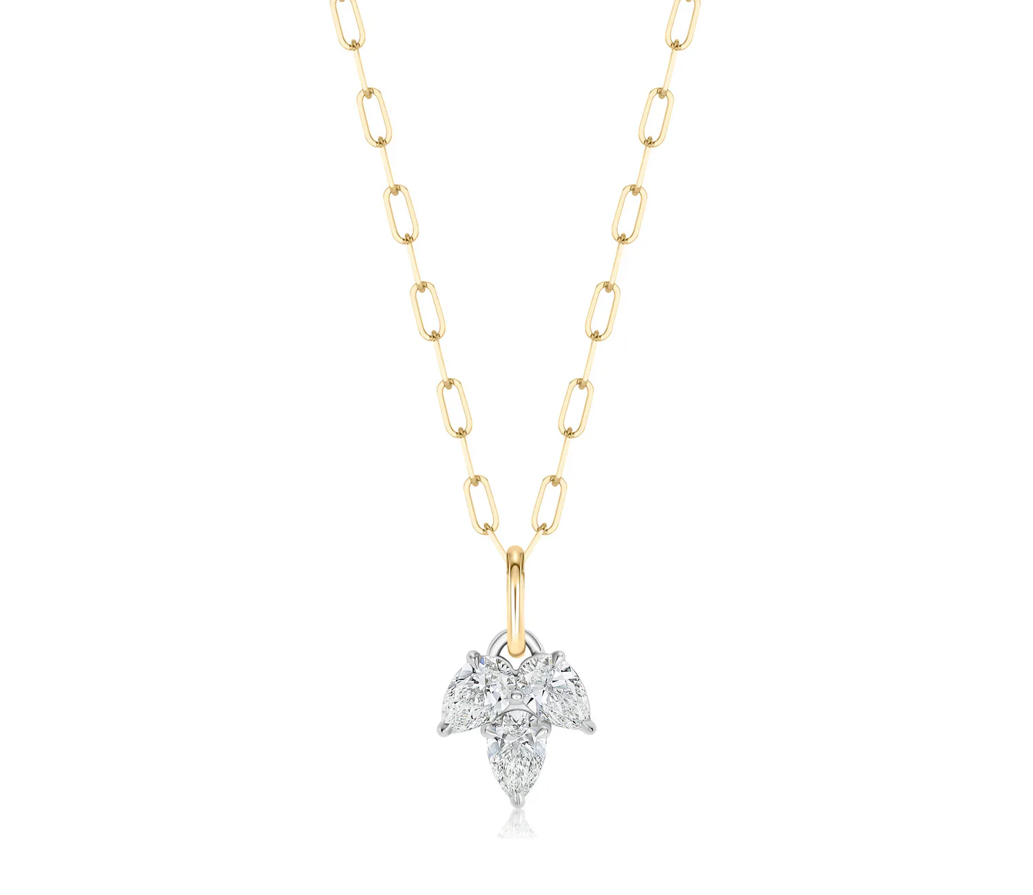 Phillips House 18k Yellow Gold One Of One Diamond Necklace