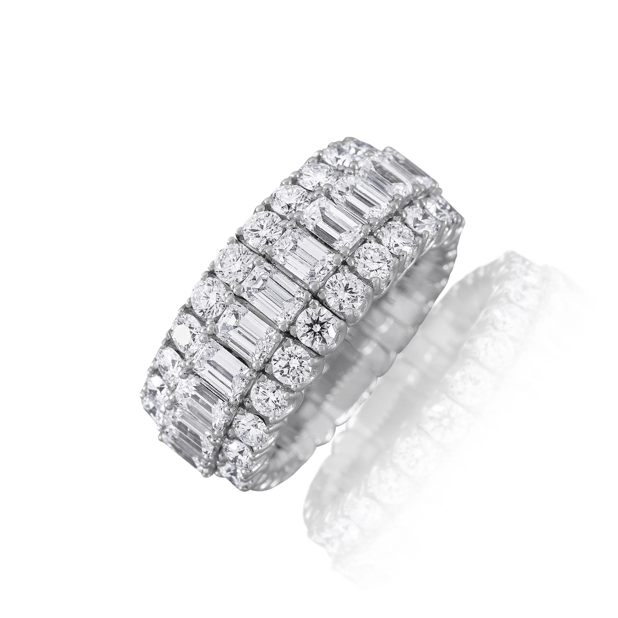 Picchiotti 18k White Gold Xpandable™️ Diamond Band