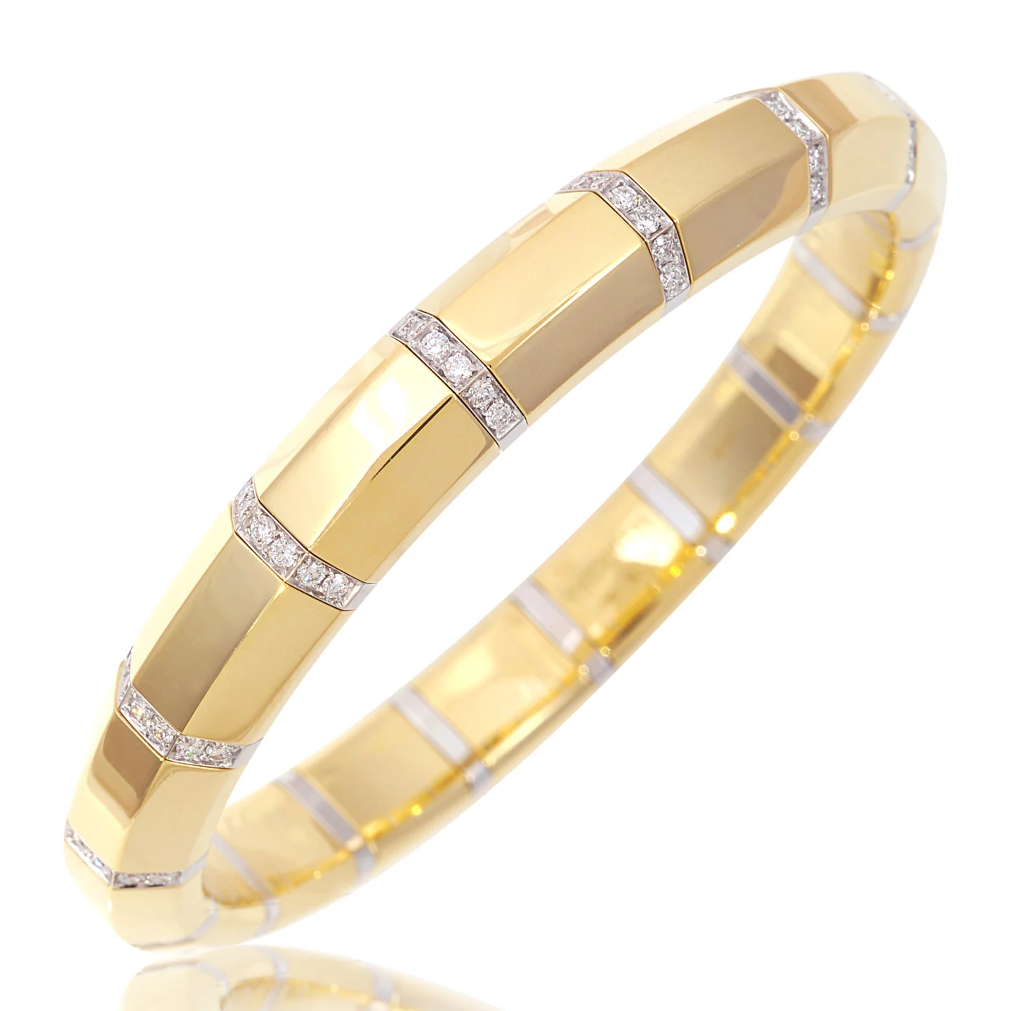 Picchiotti 18k White & Yellow Gold Gold Accent Diamond Bracelet