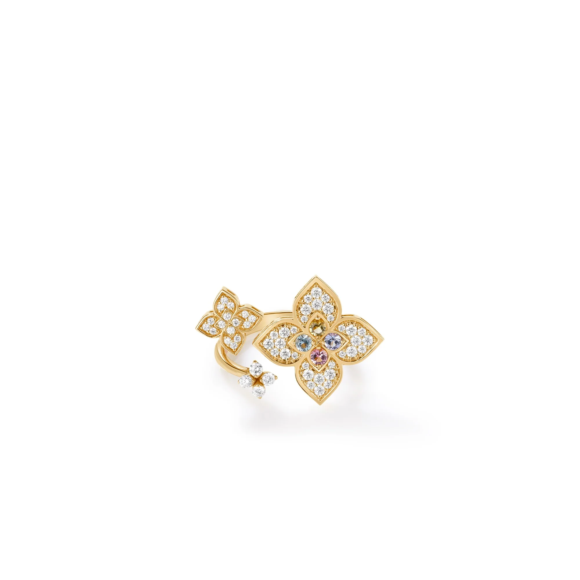 Roberto Coin 18k Yellow Gold Venetian Princess Carnival Diamond Ring