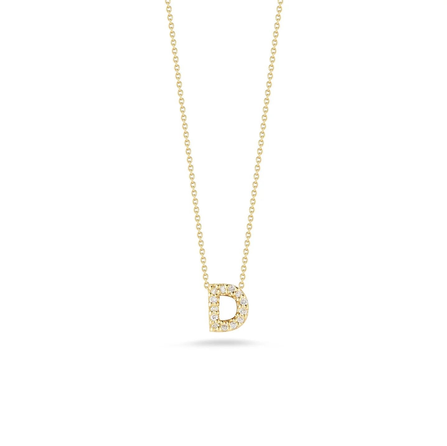 Roberto Coin 18k Yellow Gold Tiny Treasures Diamond Necklace