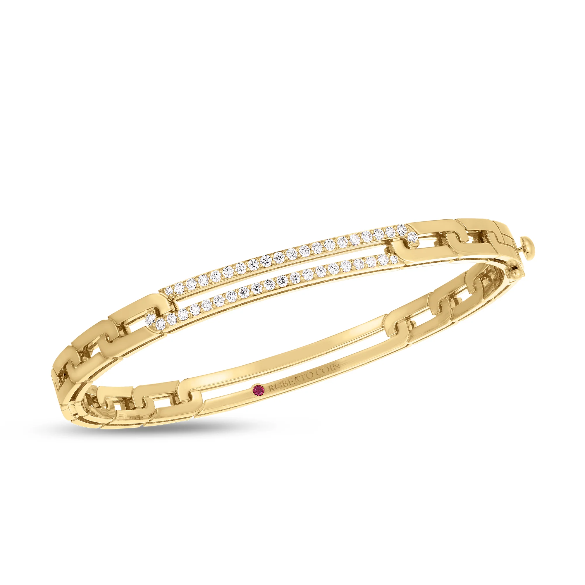 Roberto Coin 18k Yellow Gold Navarra Diamond Bracelet