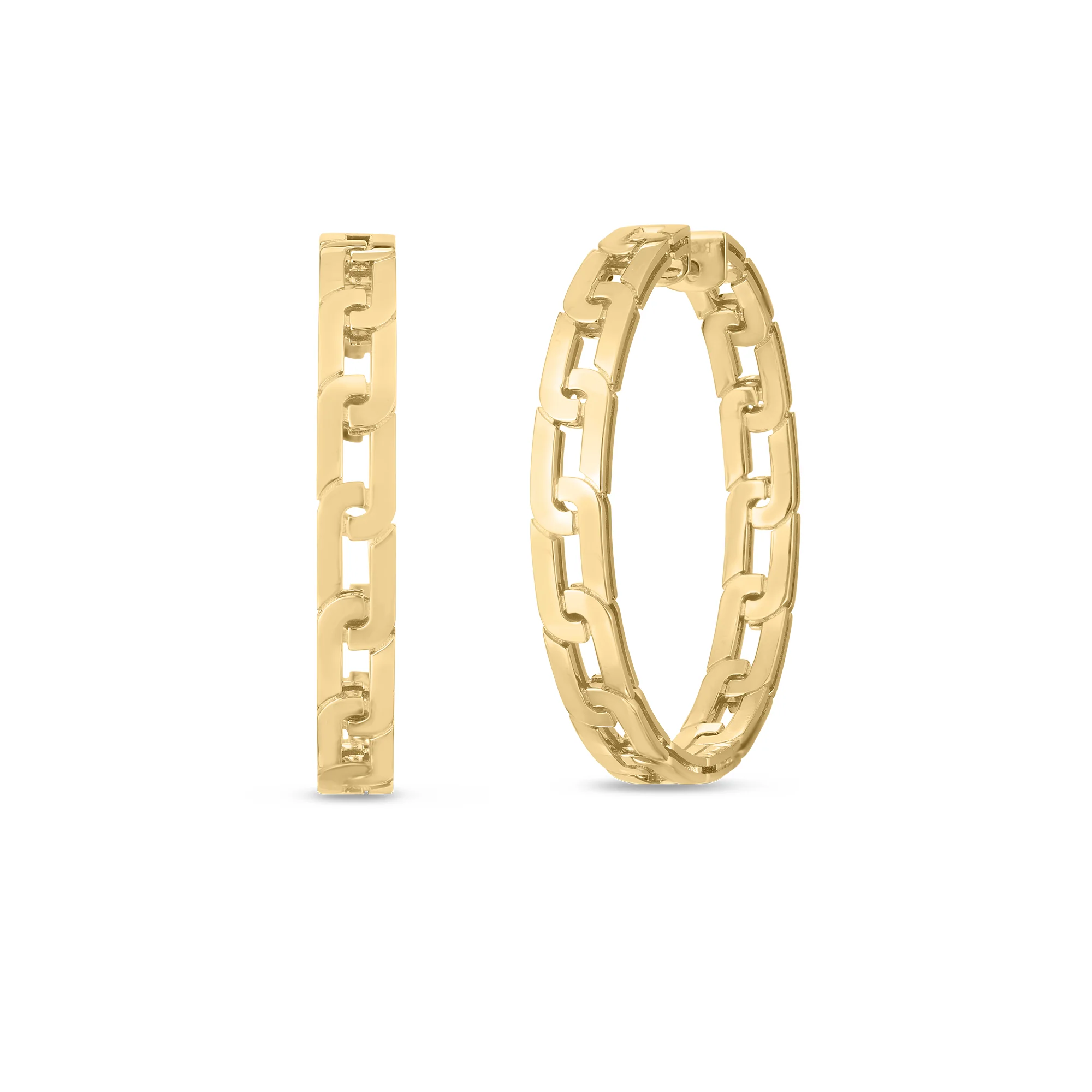 Roberto Coin 18k Yellow Gold Navarra Earrings