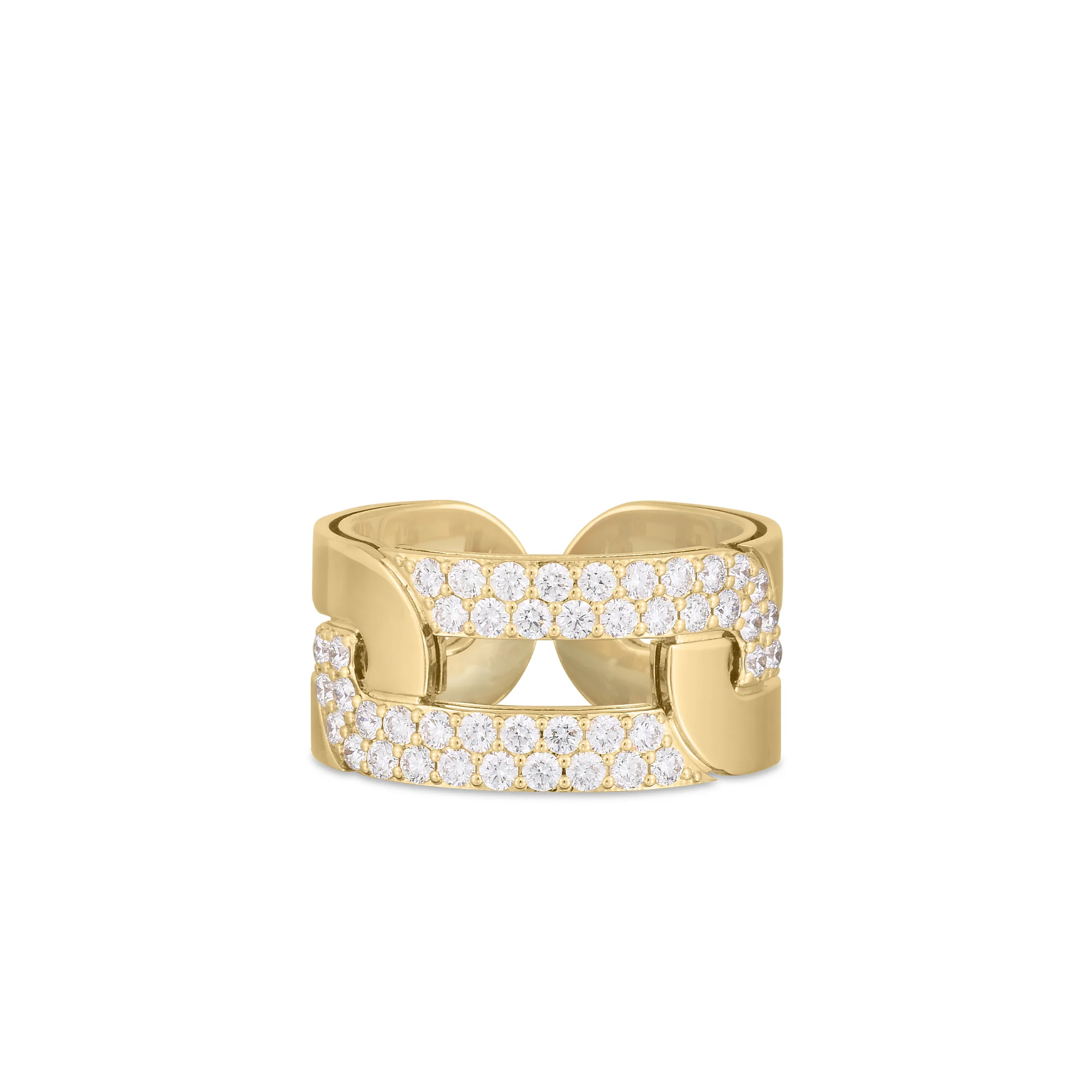 Roberto Coin 18k Yellow Gold Navarra Diamond Ring