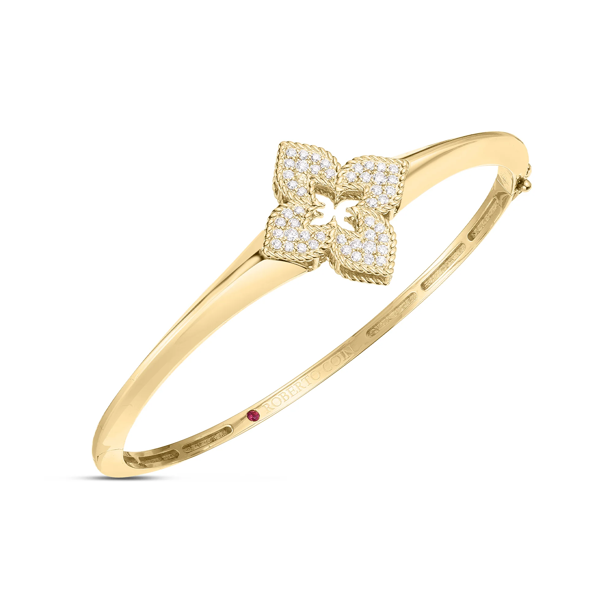 Roberto Coin 18k Yellow Gold Venetian Princess Diamond Bracelet