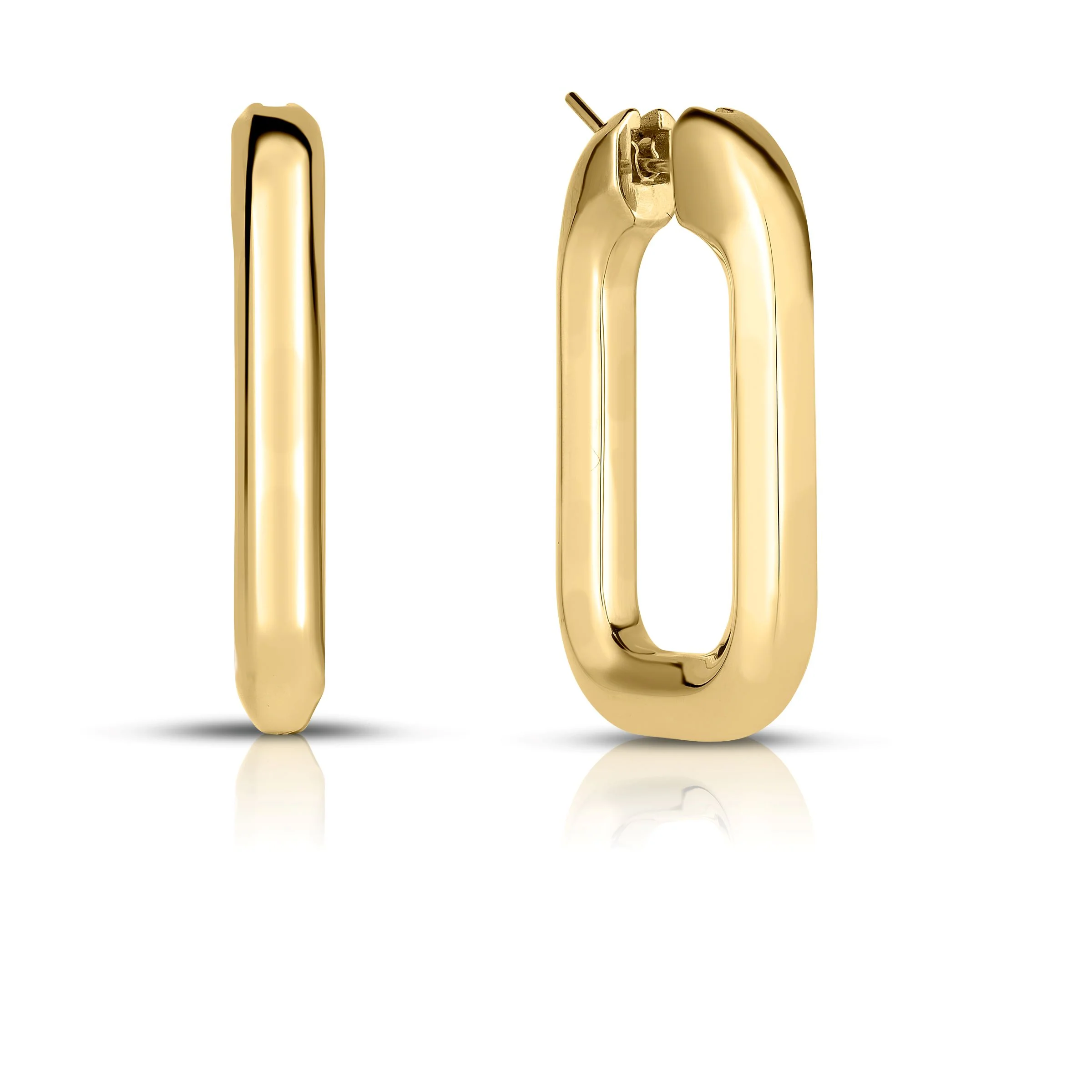 Roberto Coin 18k Yellow Gold The Perfect Hoop Earrings