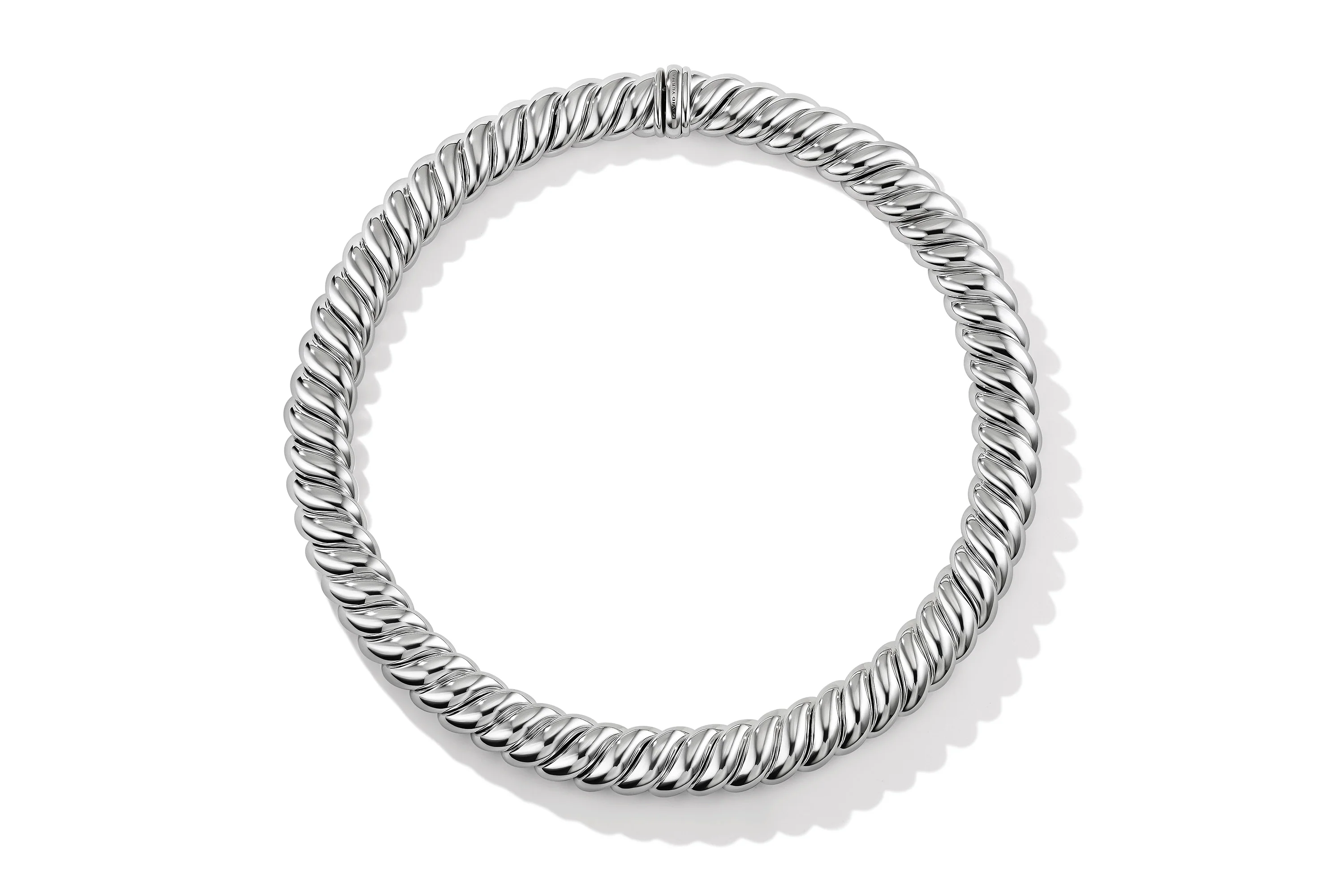 David Yurman Sculpted Cable Necklace In Sterling Silver, 14mm