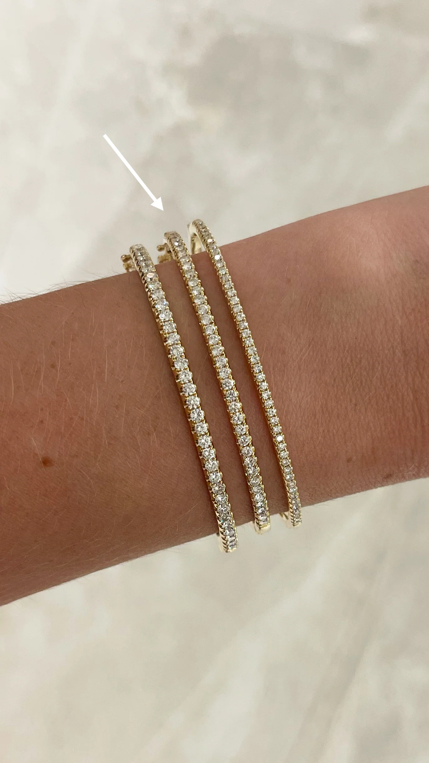 Round Diamond Bangle, 1.00ctw - Image 2