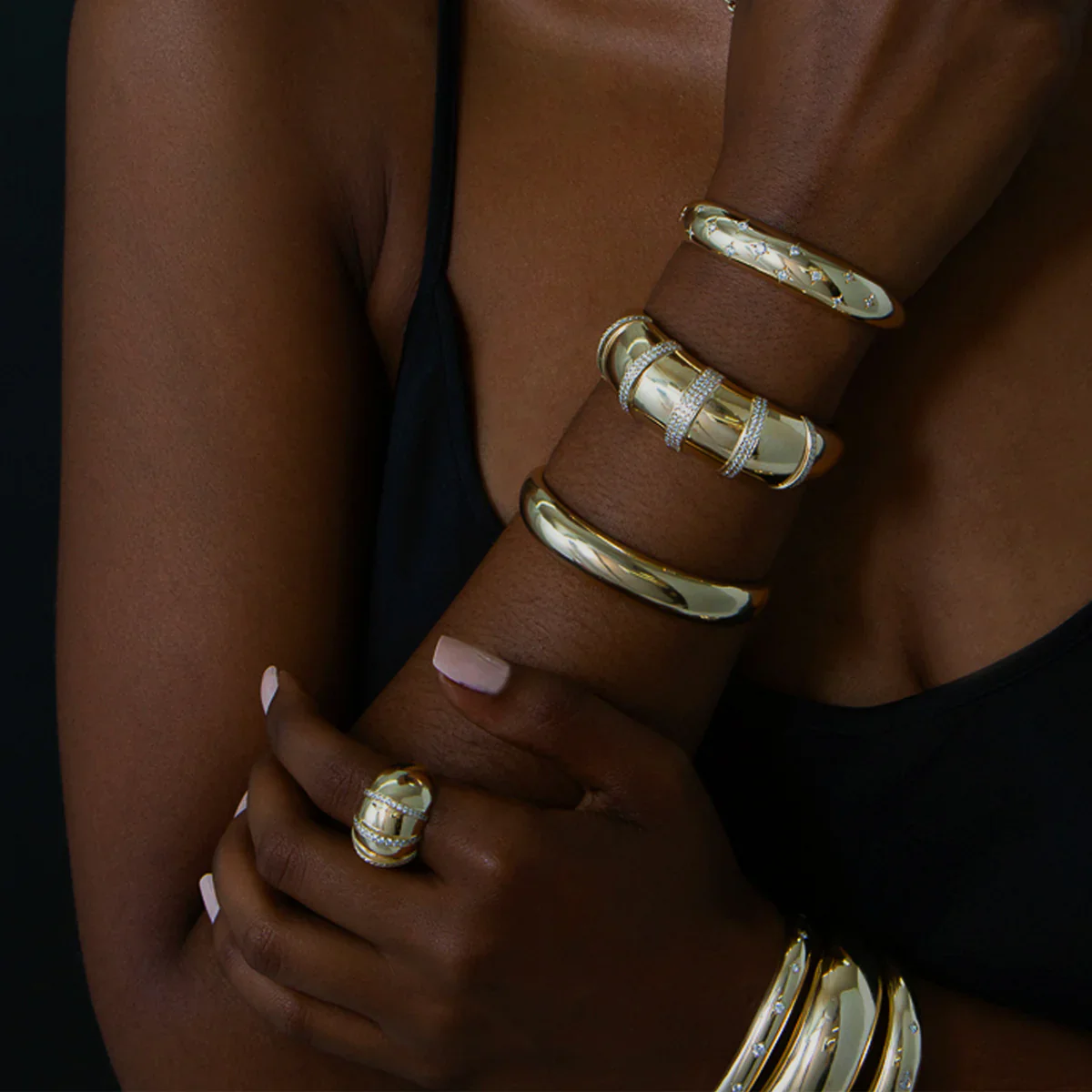 Zoë Chicco 14k Yellow Gold Aura Cuff - Image 2