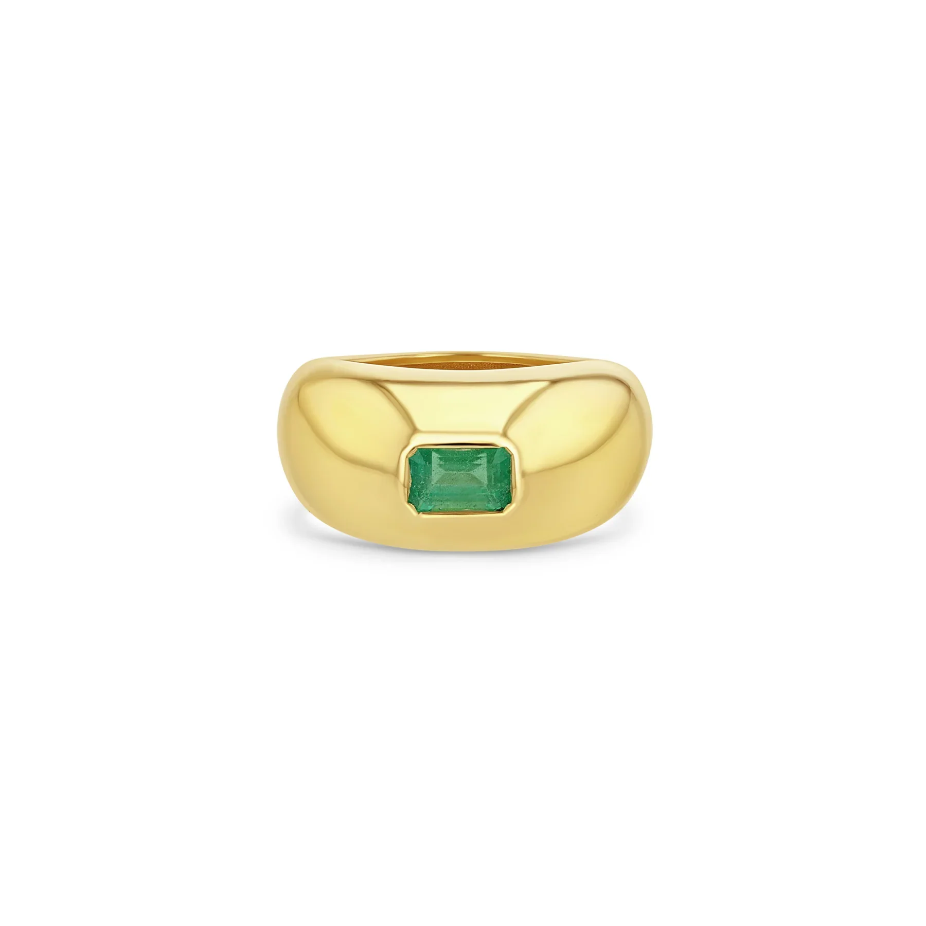Zoë Chicco 14k Yellow Gold Emerald Ring